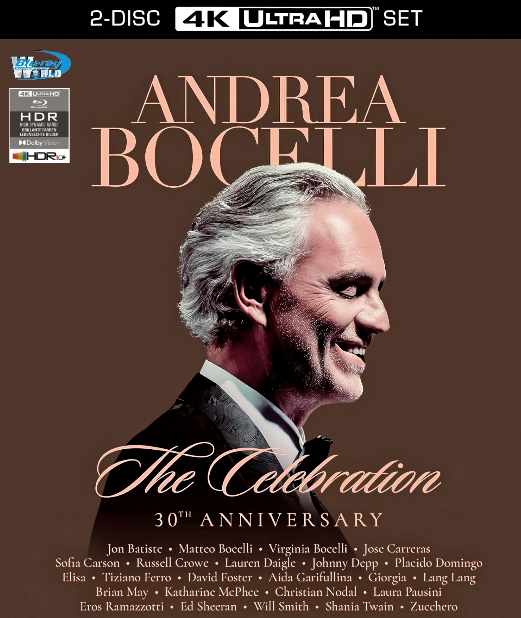 4KUHD-1054.Andrea Bocelli The Celebration 30th Anniversary 2025 4K 66G - 2 DISC
